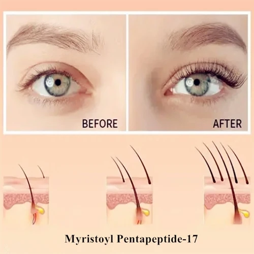 Myristoyl Pentapeptide-17: Leynilegt vopn fyrir augnháravöxt